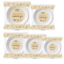 롯데이라이프 친환경 일회용 접시 5종 x 10p 세트, 1세트