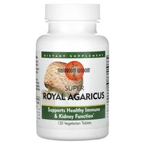 Mushroom Wisdom Super Royal Agaricus 120 Vegetarian Tablets, 1개