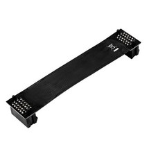 어댑터 그래픽 카드 커넥터 aiq-yp19124 MSI N 카드 듀얼 그래픽 SLI 브리지 커넥터 크로스파이어 케이블 461797, 01 Black