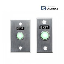 [HKT] 글로넥스 매립형 푸쉬버튼 LED백라이트 출입문 exit 스위치 프레임 벽, GB-500 (FRAME TYPE), 1개