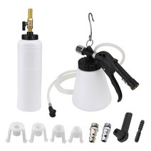 자동차 브레이크 오일 교환 아답터 특수 커넥터 교체 기계 장비 하체 공구 정비 흡입기, 이중 냄비