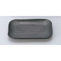 MIN (Mine) Melamine Wear Black Square Plate Small M11-139, 상품명참조