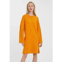 Vero Moda 루즈핏 - 점퍼 드레스 오렌지색 pepper 526862