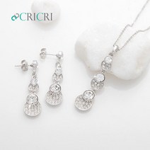 [CRICRI] 퀸즈드롭 목걸이 스와로브스키 크리스탈 제작