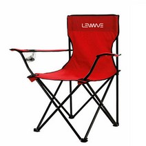 접이식 야외피크닉 캠핑 낚시 준비물 휴대용 팔걸이 간의 의자 릴렉스체어, 블랙