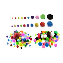 미리사몰 반짝이 칼라 뿅뿅이 퐁퐁이 폼폼이 솜방울 만들기 재료 어린이 집 유치원 준비물 돌봄 방과후 미술 꾸미기, 반짝이뿅뿅이30mm(검정)