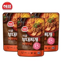 [해표] 맛집 사골 부대찌개 찌개양념 120g, 3개입