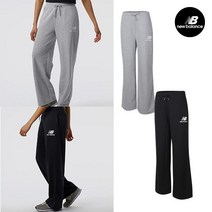 뉴발란스 에센셜 스웨트 여성 와이드팬츠 트레이닝바지 2종 택일
