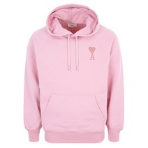 아미 [아미] 22FW USW202 747 655 하트 로고 자수 후드티