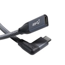 조이스토리 JSBD728 꺾임 USB 3.1 Type C 숫 - USB 3.1 Type C 암 20cm C 단자 커넥터 지원 고속충전 데이터 10GB/S