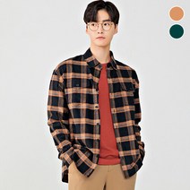 [체이스컬트]semi over fit기모체크 shirts 2Color