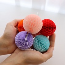 미니허니컴볼 5cm 18종, 핑크