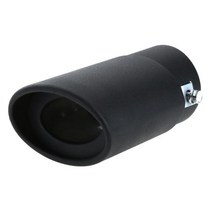 자동차 소리박 마후라 엑티브사운드 흡기 가변배기 58mm 유니버설 블랙실버 스테인레스 스틸 후면 배기 파이프 테일 머플러 팁 단일 콘센트 테일 파이프 액세서리, 검은색, 1개