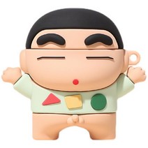 Airpods 1 & 2 및 Pro 보호 커버 크레용 신짱 3D 설계 실리콘 만화 케이스, AirPods3