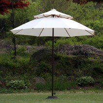 매직코리아 파라솔킹260+물통베이스/국산 야외파라솔, 파라솔킹260_그린+물통베이스