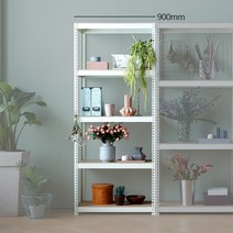 [디디지메이트]스피드랙 수납선반 철제선반(가로900x깊이500mm 사이즈 모음), 4단