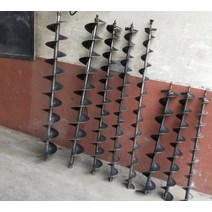 땅파는기계 뿌레카 천공기 구굴기 땅파기 휴대용 파이프 파일 굴삭기 굴착기 디그 파일 코어 구멍 토양, 04 D25cmX1.5m bit