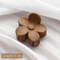 핸드프레스 가중공예 고정 철형 신제품 여성 패션 상어 클립 머리핀 헤어 액세서리 커피 블랙 아크릴 대형, 04 style-4