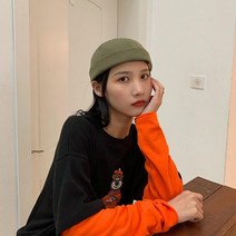 레옹와치캡 레옹모자 코튼데일리 챙없는모자 와치캡 숏모자 이슬람왓치 왓치캡 워치캡 자수와치캡 코튼*