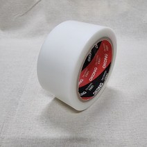 끈적임없는 반투명 백색 임시고정 테이프 50mm X 25m 이사포장 국내산 양생 건축용, 상세페이지 참조