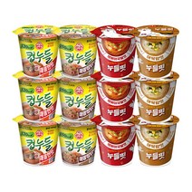 컵라면세트 컵누들(매콤한맛3+매콤찜닭맛3)+누들핏(떡볶이맛3+어묵탕맛3), 1세트