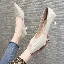 덕서 베이직 펌프스 힐 여성구두 6cm