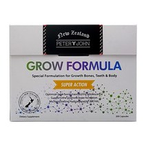 피터앤존 그로우포뮬라 200캡슐 뉴질랜드 어린이 청소년 키 성장 영양제, 그로우포뮬라 200캡슐 1개, 1개