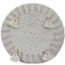 다다미 키높이 방석 스툴 좌식 원형 대형 카페, 화이트 53x38