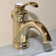 콜러수전 Kohler K-8657T-CP Phil 빠른 유럽식 세면기 냉온수 주방 욕실 수도꼭지, 광택 크롬