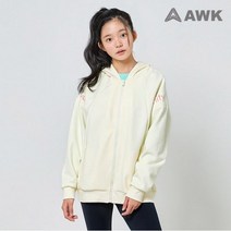 에어워크 주니어 에브리데이 레터링 오버핏 후드집업