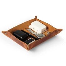 Londo 가죽 트레이 물건 정리함, Camel