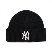 국내매장판 MLB UNI 숏 비니 NY 블랙