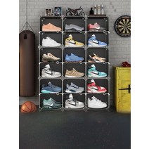 슈즈 신발장 케이스 투명볼 수납함 20개 플라스틱 수장서랍형 디스플레이 투명 진열장, 30x30x20cm, 6팩한줄