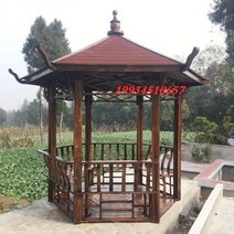 정자 팔각정자 육각정자 나무102864, 화려한 타일 육각 정자
