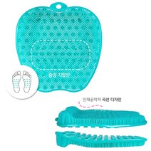 한양MSL 발브러쉬 풋브러쉬 각질제거 마사지 케어 관리 세척 민트, 1개