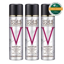 더마클라센 스타일앤 볼륨짱짱 흑채 스프레이x3개, 3개, 120ml