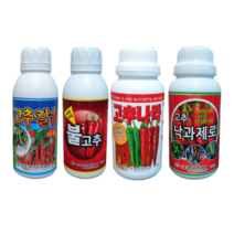 고추 전용 칼슘제 빨간고추 착색제 무름병약 낙과방지 칼슘 석회 붕소 영양제 복합 비료, 불고추 500ml