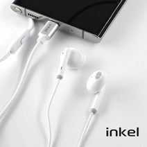 인켈 C타입 오픈형 이어폰 (IK-W500EC, 블랙_블랙