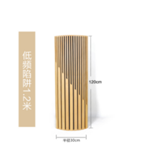 음향판 확산판 원목 사운드 디퓨저 청음 녹음스튜디오, 확산 패널 60x120cm 오동나무