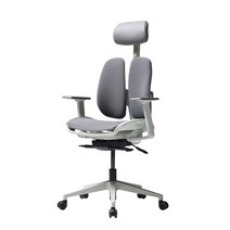 듀오백 골드 에어로 D2500G-DAMW Airo 좌판메쉬의자, 그레이