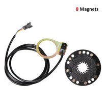 전기자전거 전기자전거접이식 범용 전기 자전거 페달 자석 속도 센서 시스템 보조 사이클링 액세서리, CHINA, 8 Magnets