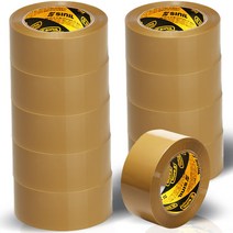 SINILBOND 황색 박스테이프 80M * 48mm 10롤, 10개