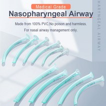 Canack 일회용 Nasopharyngeal 기도 모델 비강 인두 덕트 건강 관리 도구 4 개 11, 4PCS 3.0mm