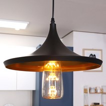 식탁등 펜던트조명 포인트등 카페조명 주방등 LED 조명 전등, (A 등기구)004 클리에1등펜던트B타입 블랙