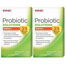 GNC 지엔씨 솔루션 에너지 프로바이오틱스 30정 2개