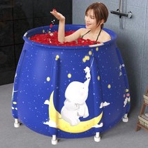 L.ONLINESHOP미니욕탕 가정용 반신욕기 접이식욕조 이동식욕조 반신욕욕조 히노끼욕조 휴대용욕조, 타입3