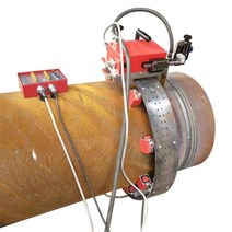 파이프라인 자동용접기 트롤리 PE융착기 도킹 배관, 파이프  휠 용접 트롤리