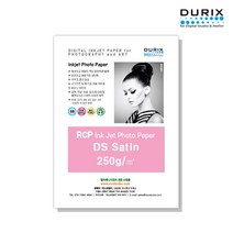 두릭스 양면 사틴 250g DURIX DS Lustre 4x6 5x7 A4 인화지 사진인화지 포토용지 사진용지 반광택 /샘플용지 증정, 4x6 100매