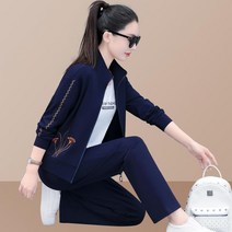 여자 집업 트레이닝 세트 트레이닝복 가을 테니스 셋업 운동복 여성