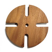 샤크나무 냄비 받침대 원목 받침, 샤크나무 냄비받침1개